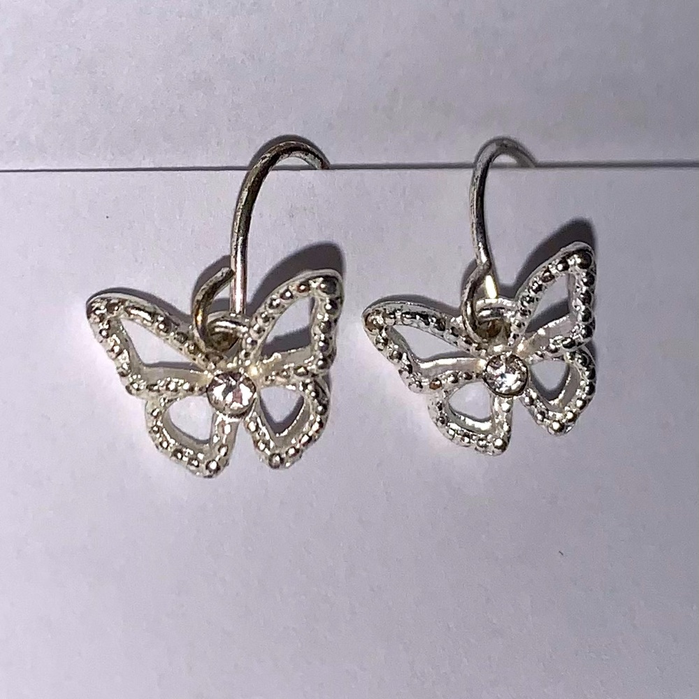 Small butterfly earrings
